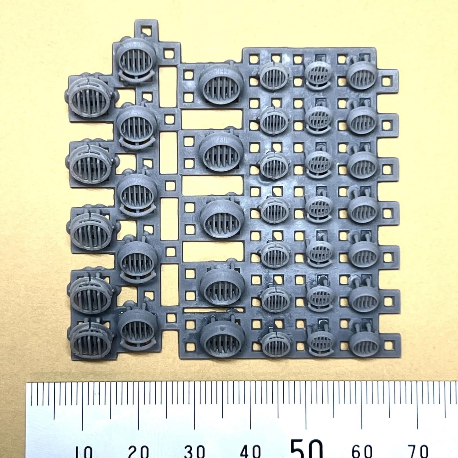 MAKERS DESIGN Snap Fit Round Duct Model Parts for Scale Models