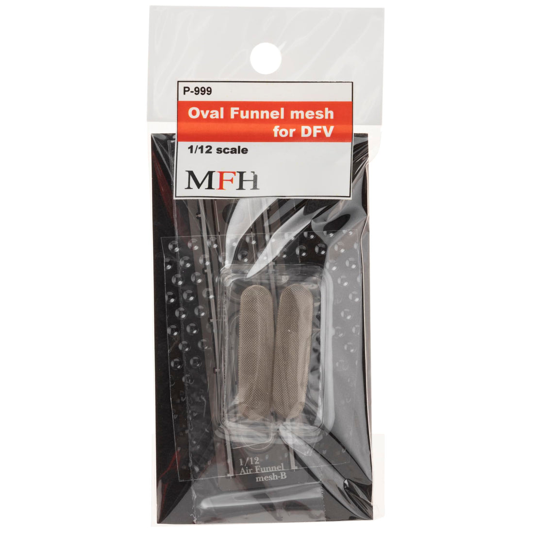 Model Factory Hiro Oval Funnel Mesh for 1/12 Scale DFV Engine