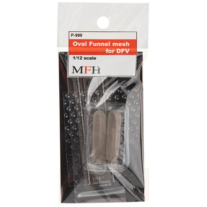 Model Factory Hiro Oval Funnel Mesh for 1/12 Scale DFV Engine
