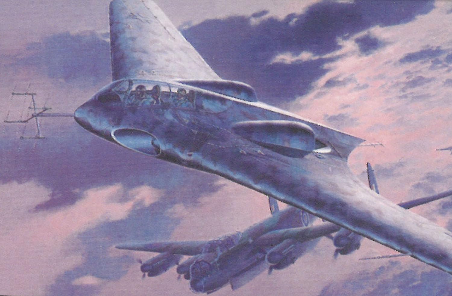 PLATZ 1/48 Scale Model Horten Ho229B Night Fighter Kit