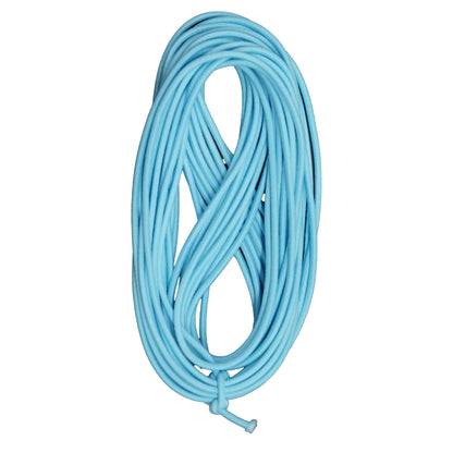 Kintenma Wooly Round Rubber Bands 10m Pastel Blue for Crafts and Hair