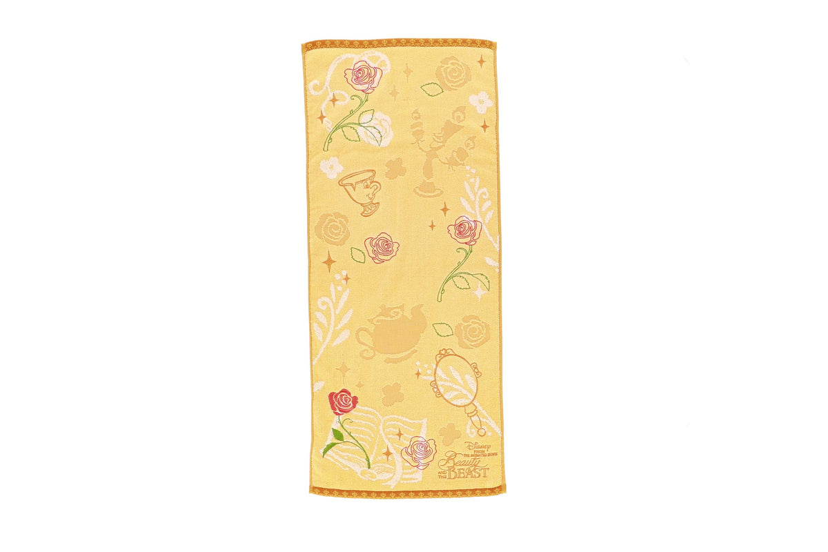 Marushin Disney Beauty and the Beast Face Towel Iconic Rose