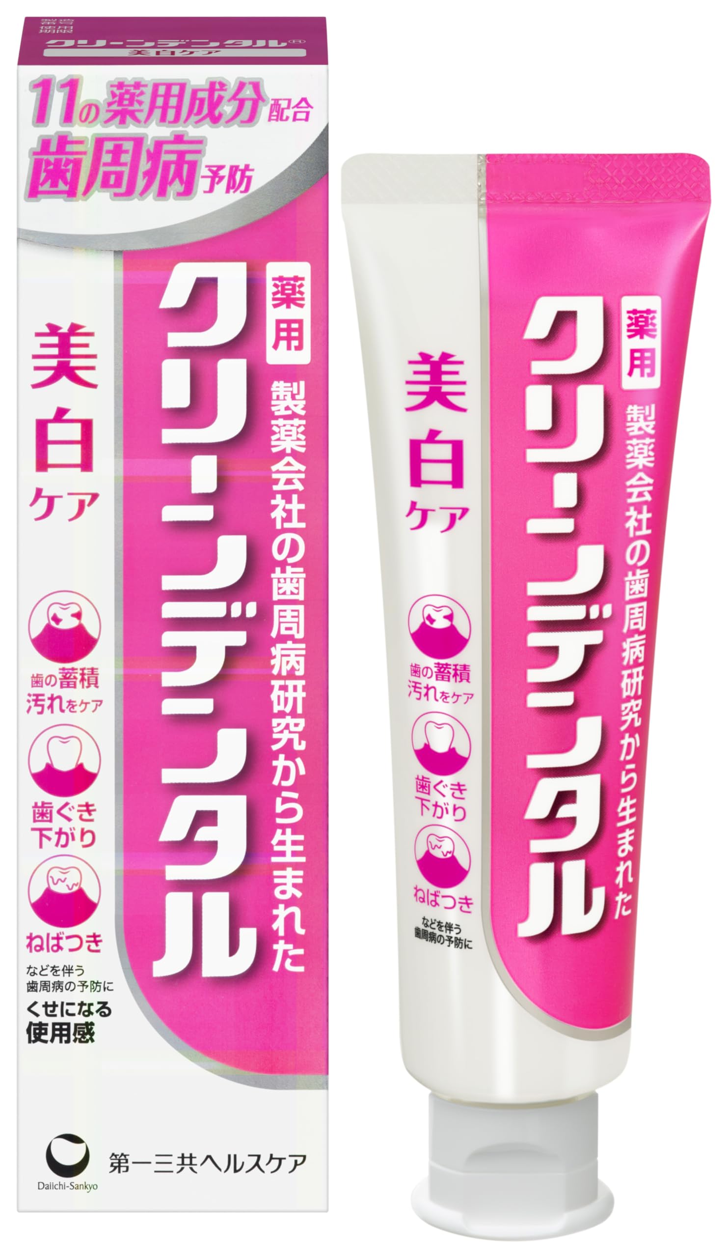 Clean Dental Whitening Care Toothpaste 100g for Dull Teeth
