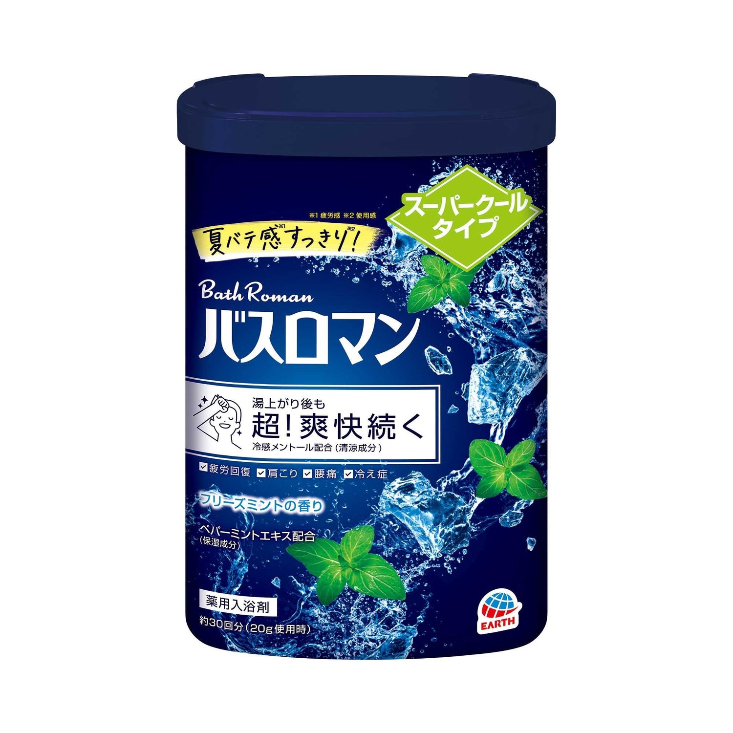 Basuroman Bath Roman Super Cool Bath Additive 600g for Relaxation