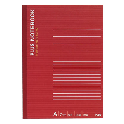 PLUS Notebook Semi B5 A-Rule 100 Sheets for Everyday Use