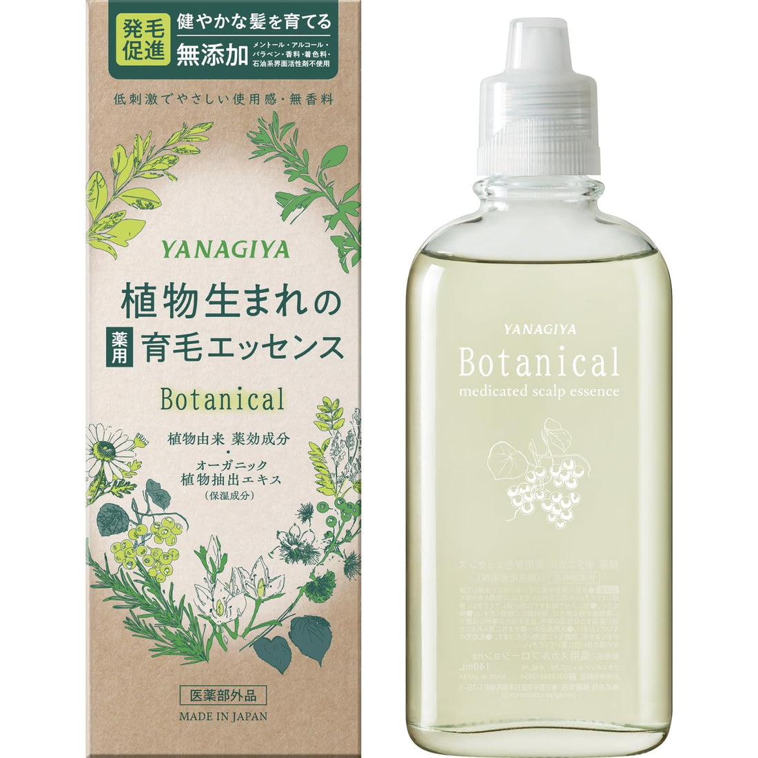 Yanagiya Botanical Hair Essence 140ml for Japanese Skincare