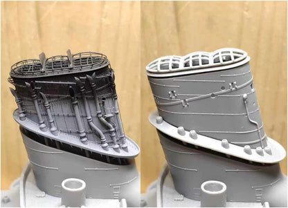 Bunker Studio 1/350 Scale Model Parts for Japanese Navy Battleship Yamato