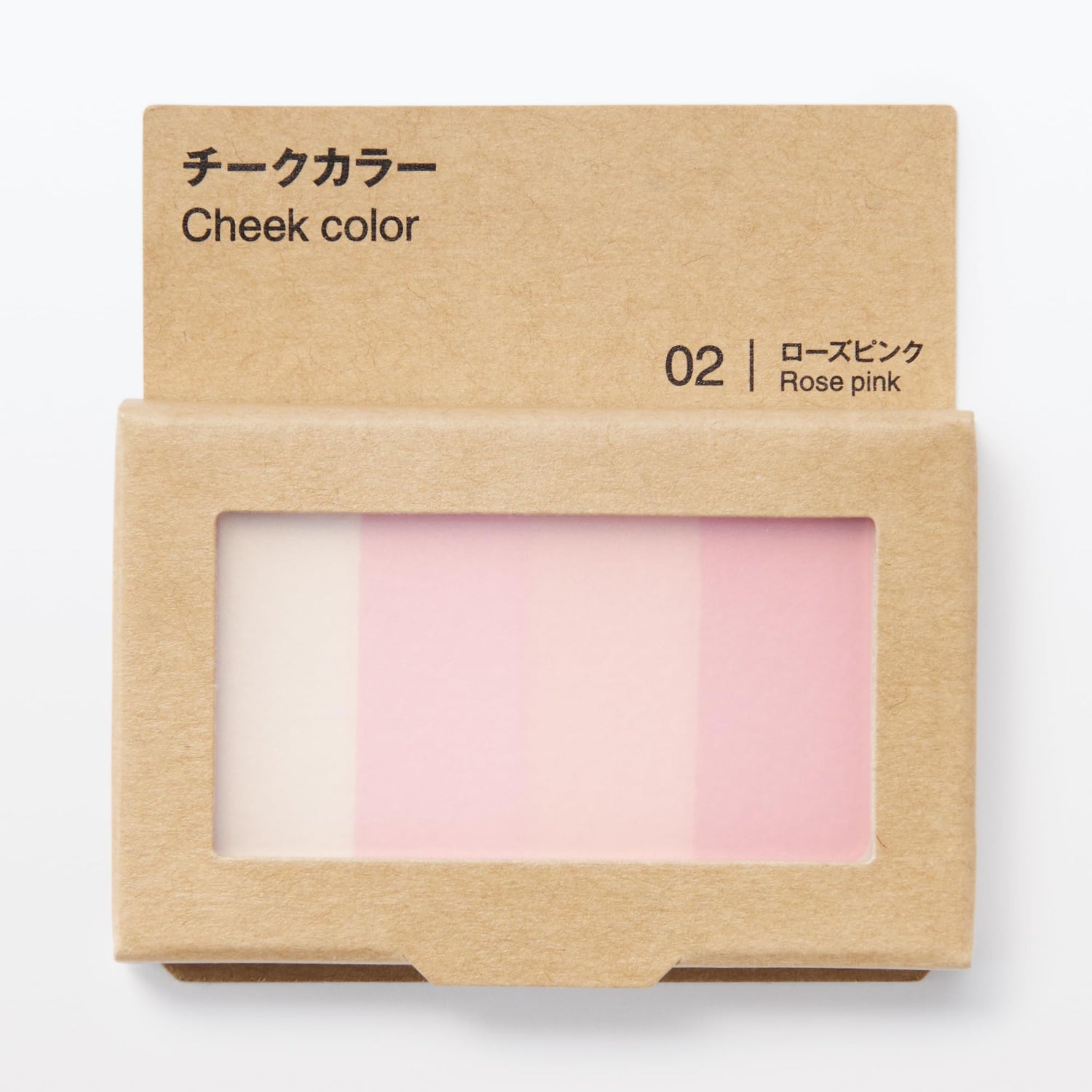 Mujirushiryouhin Cheek Color Rose Pink 4.7g for a Natural Flush