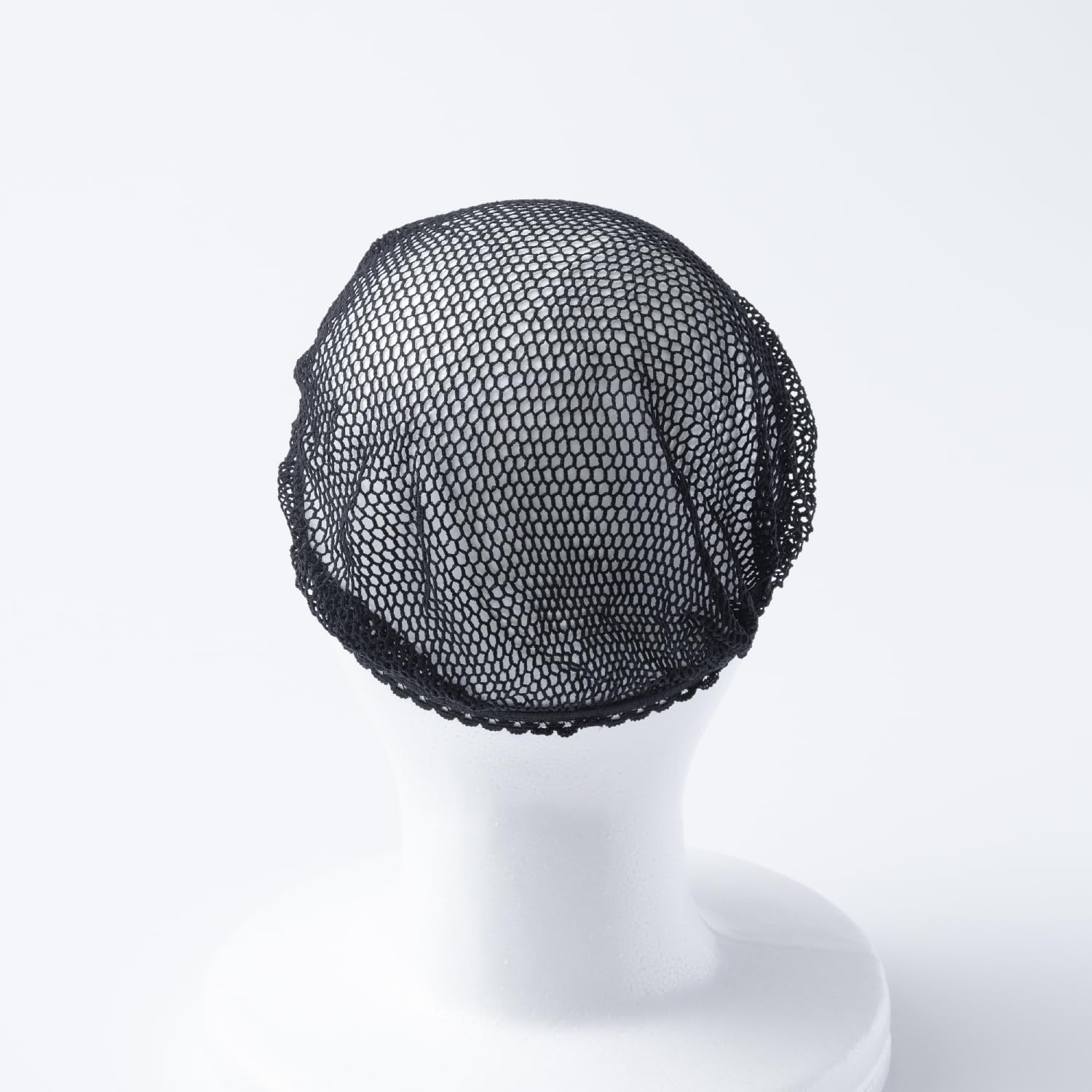 KAI Hair Goods Black Hair Net with Ribbon for Easy Styling