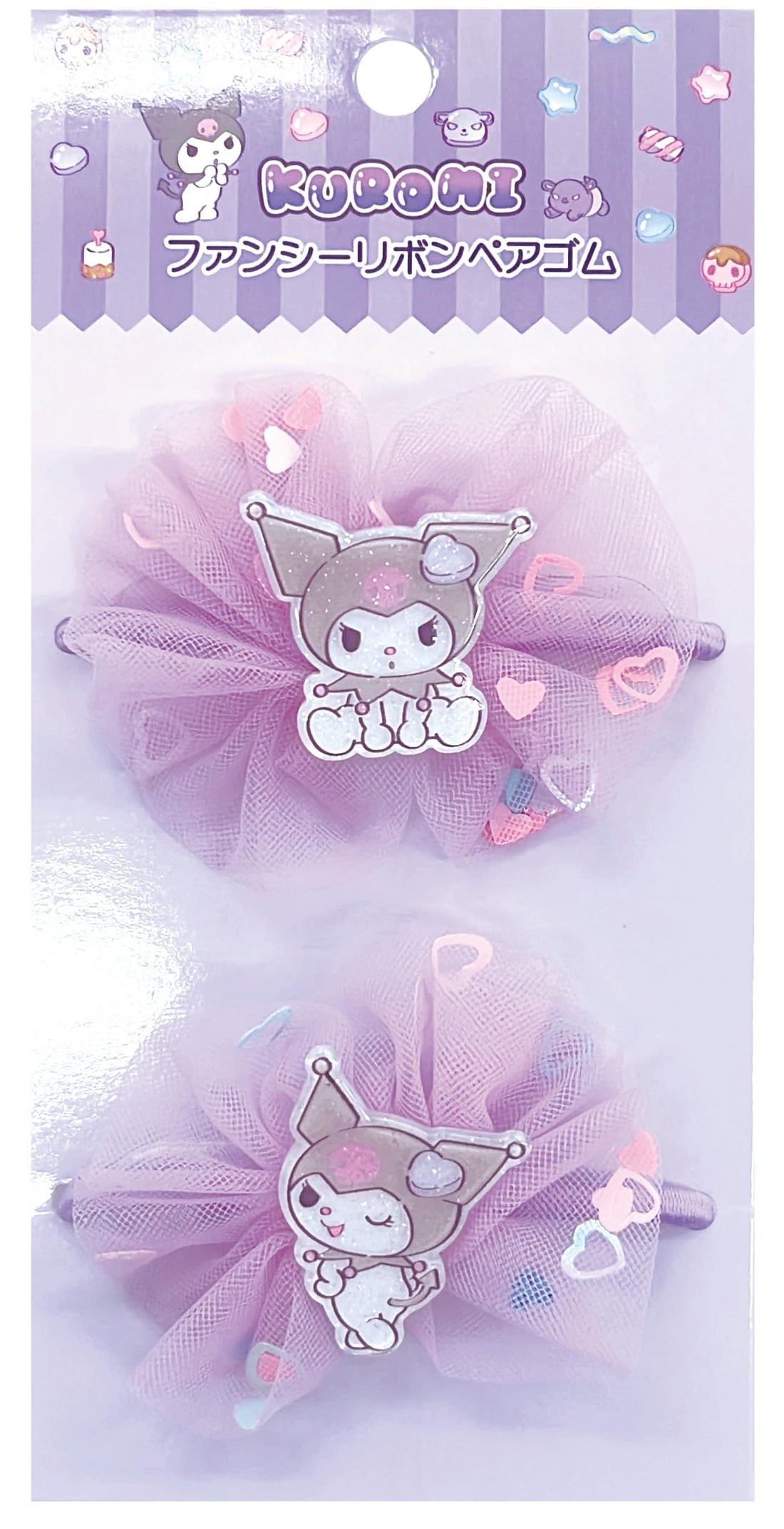 Unico Fancy Ribbon Hair Ties featuring Sanrio Characters