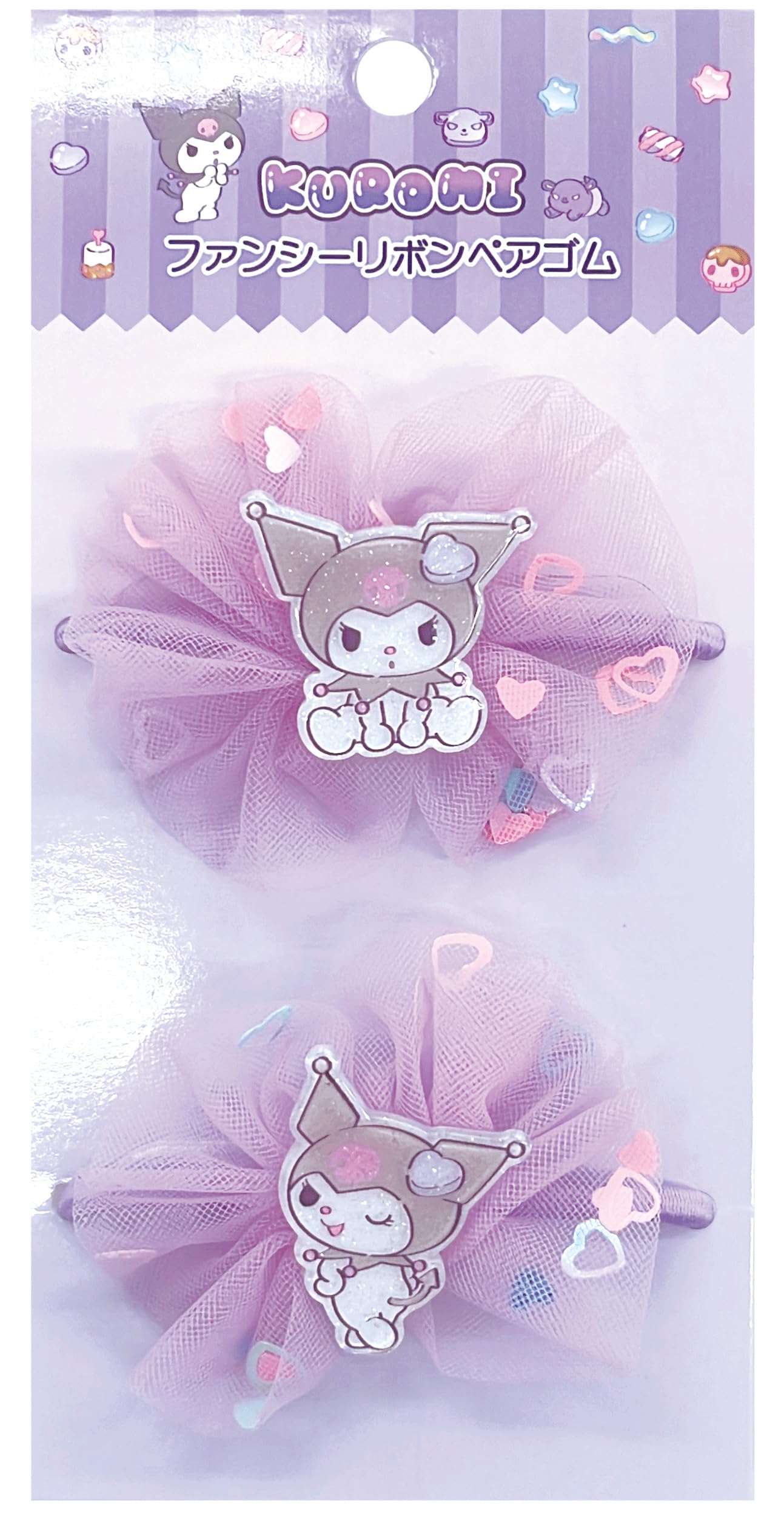Unico Fancy Ribbon Hair Ties featuring Sanrio Characters