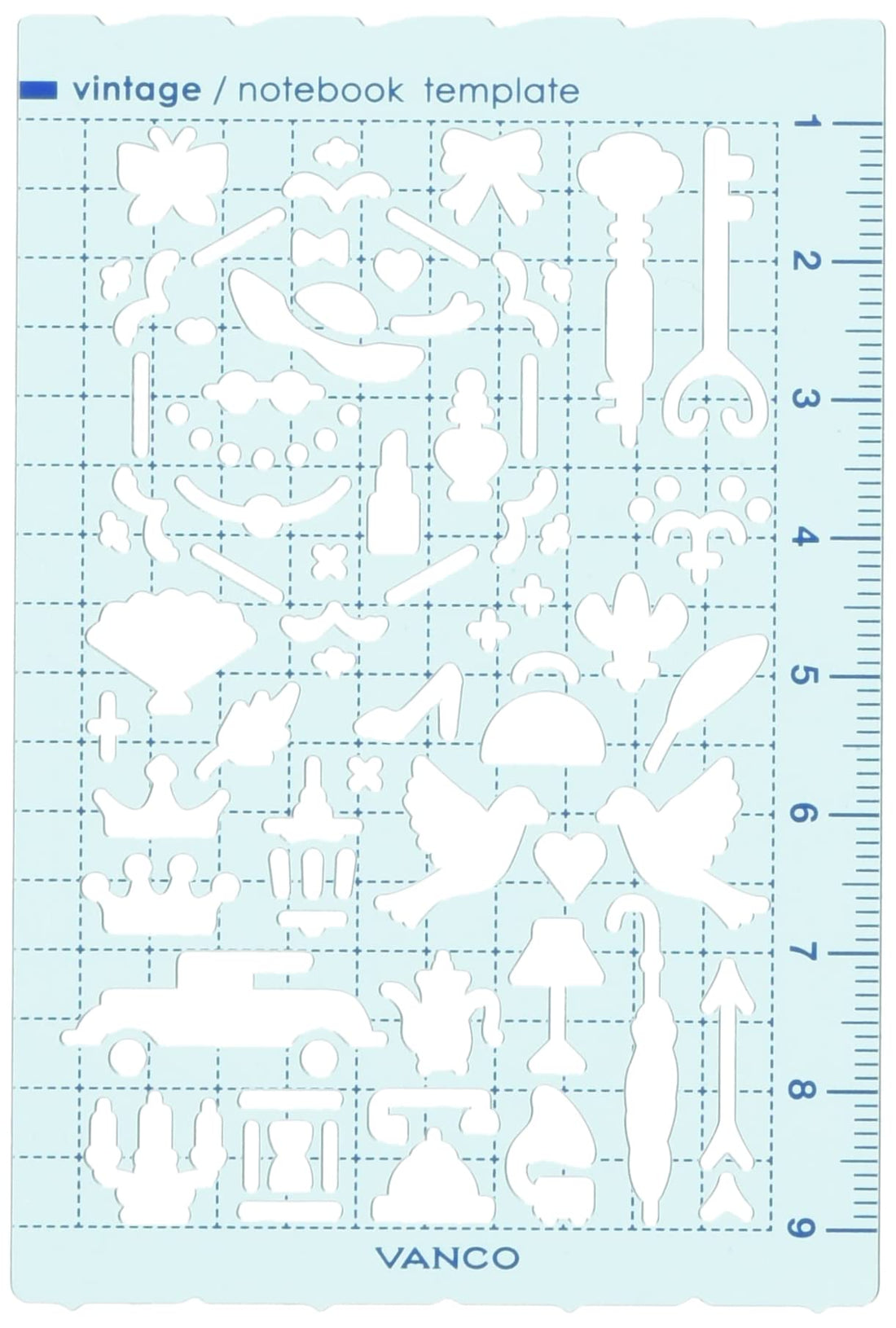 Vanco Notebook Template, Vintage 94 × 63 × 0.6 mm