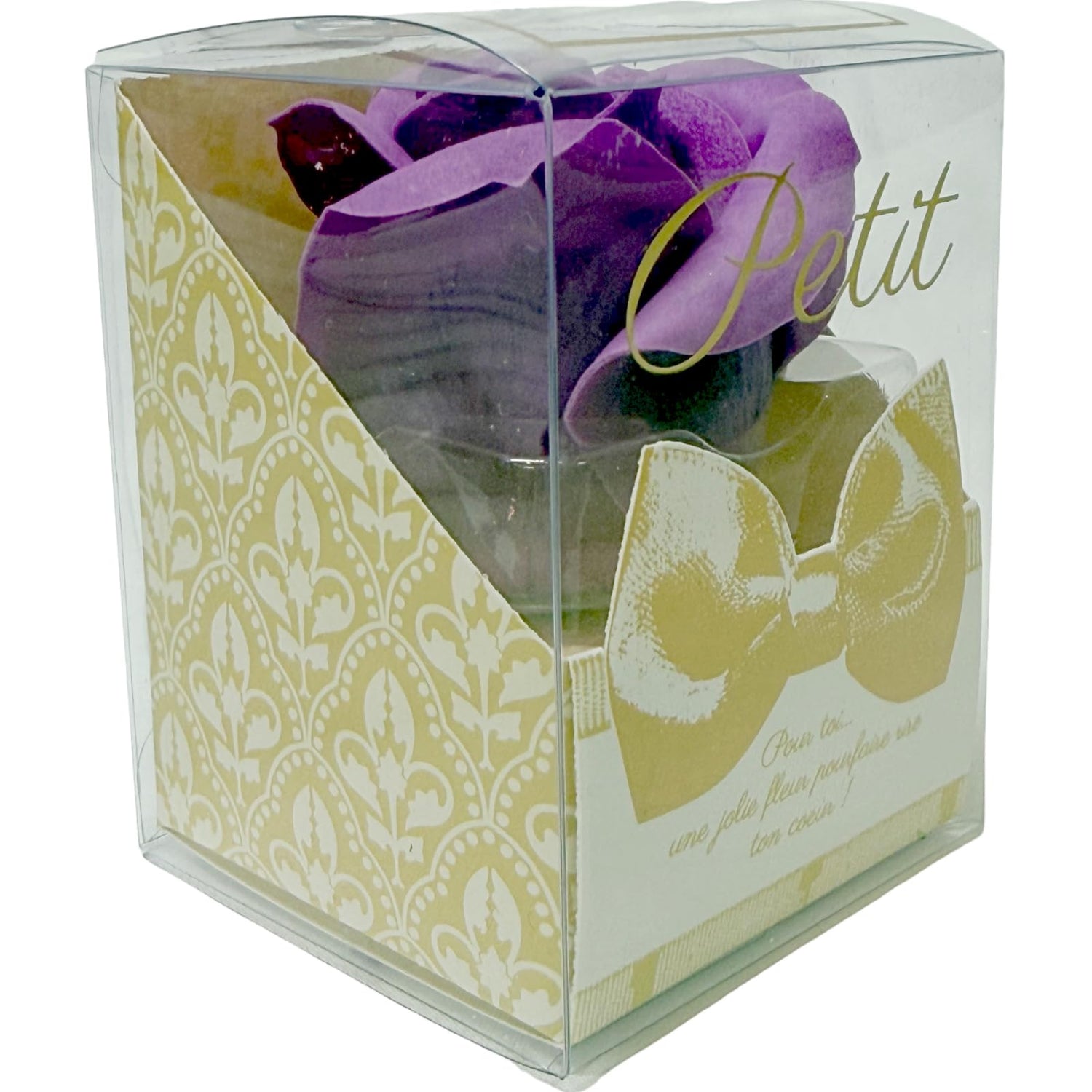 Q-FLA Bath Soak Soap Flower Set of 12 Purple Roses for Gifts