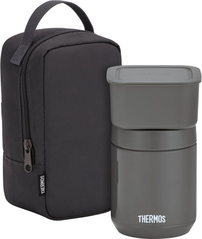 THERMOS Vacuum Insulated Soup Lunch Set 400ml Dark Gray