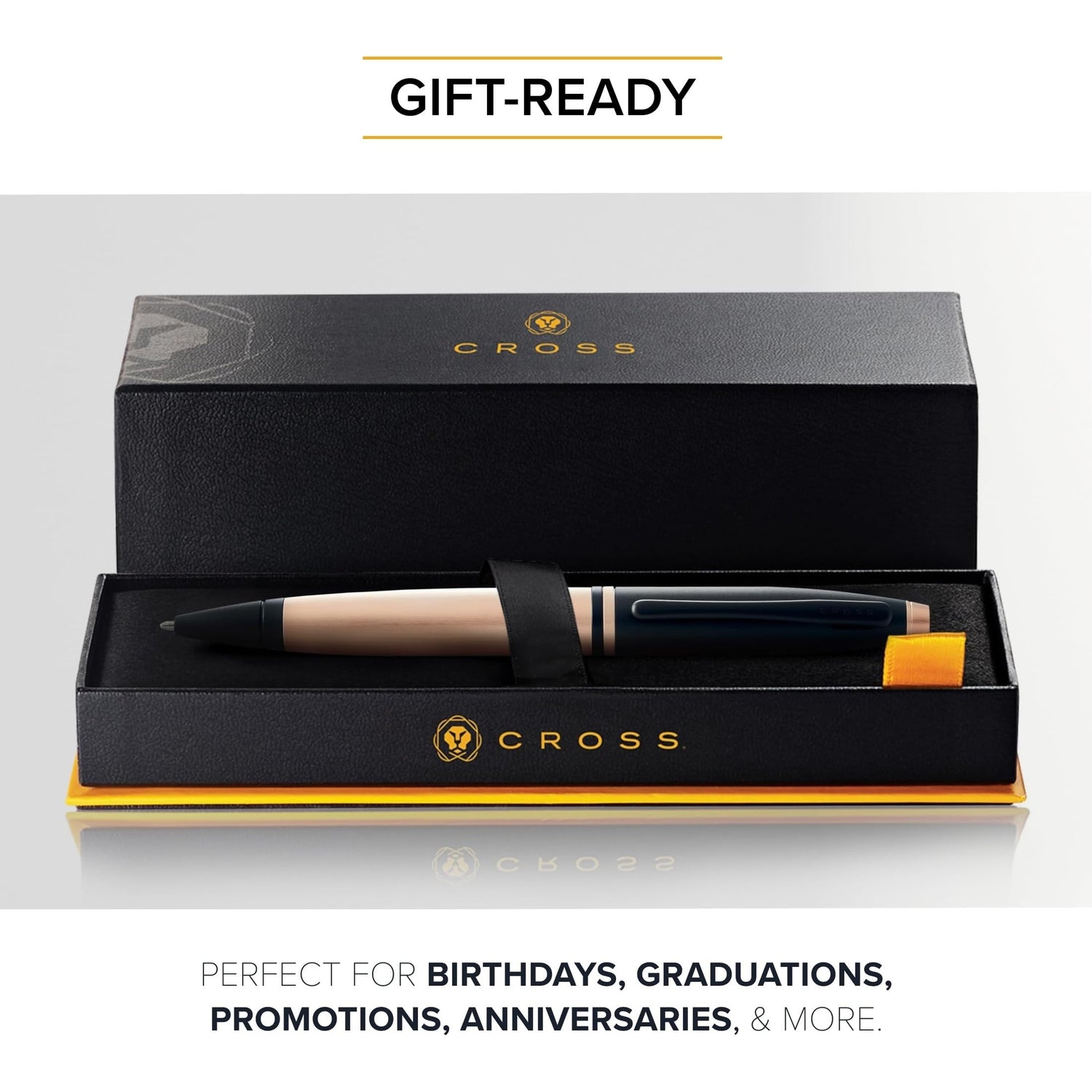CROSS Amber Ballpoint Pen Smooth Writing Experience