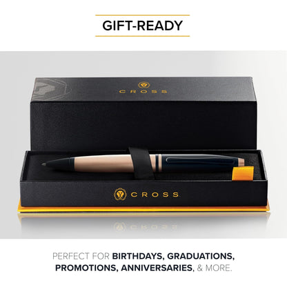 CROSS Amber Ballpoint Pen Smooth Writing Experience