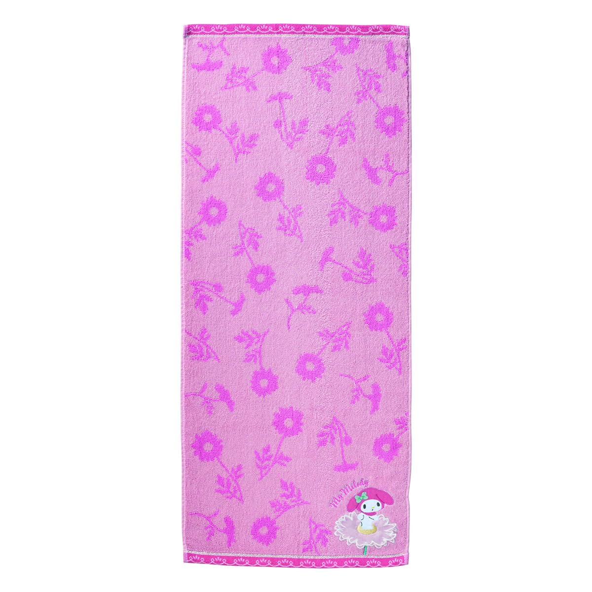 Marushin Face Towel My Melody Bloom Melody 100% Cotton Antimicrobial