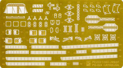 PIT-ROAD 1/350 Scale Model Detail Parts for Hayabusa Class Missile Boat