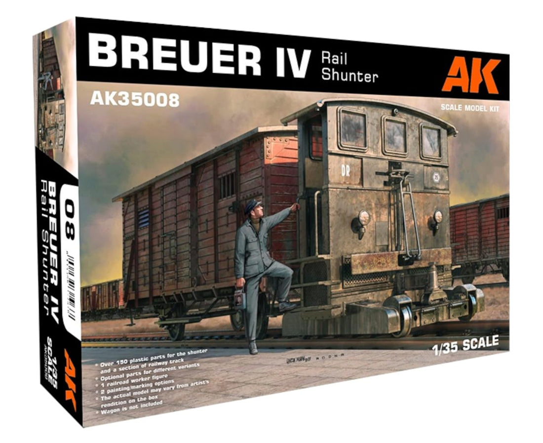 AK-Interactive 1/35 Broya IV Type Locomotive Plastic Model Kit