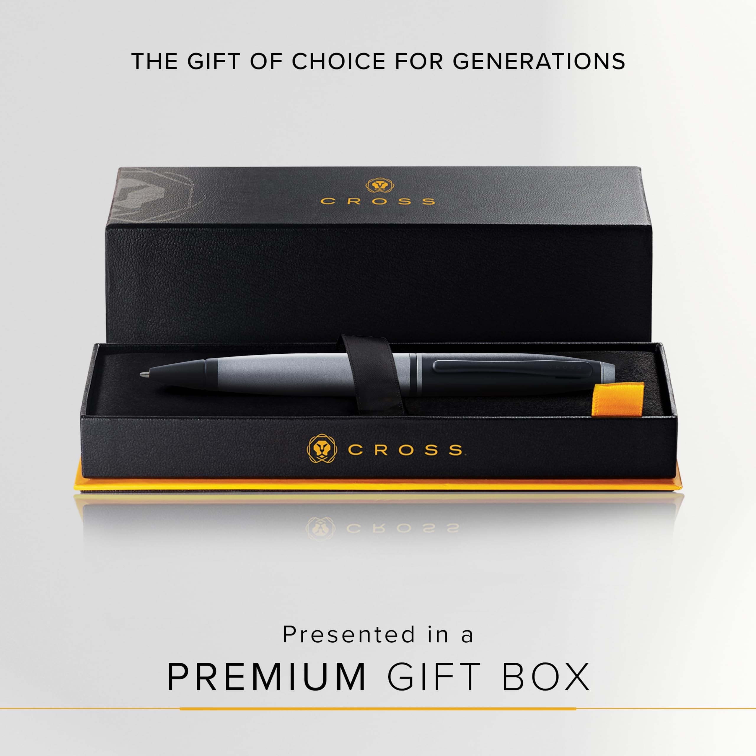 Cross Ballpoint Pen Matte Gray Smooth Writing Experience