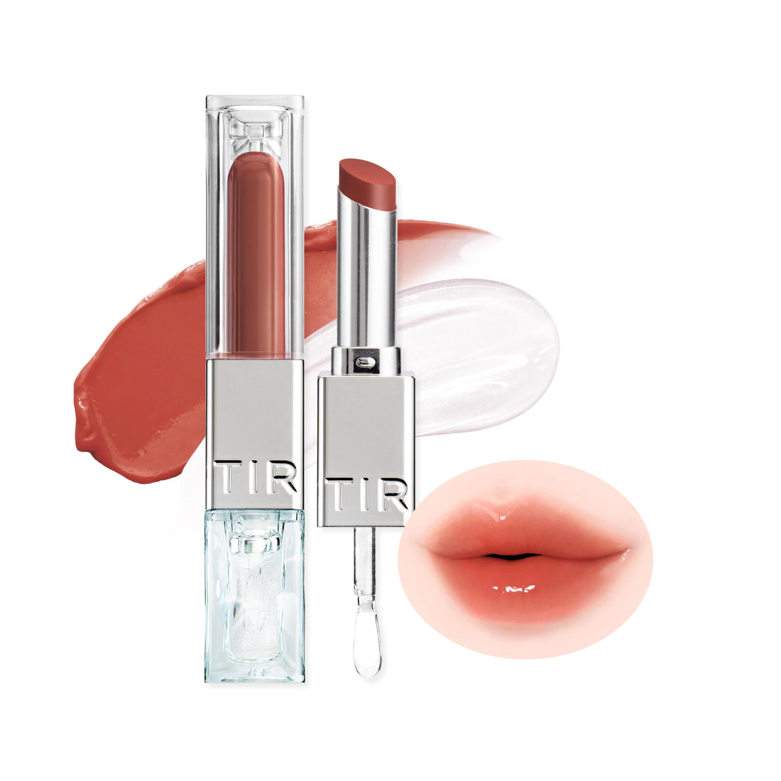 TIRTIR Melting Glow Dual Lip Balm and Plumper 1.5g Each
