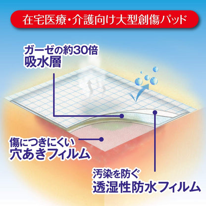 Hakujuuji Moisture Skin Pad 15cm x 15cm for Everyday Use