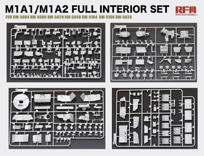 Rye Field Model 1/35 M1A1/M1A2 Abrams Full Interior Set