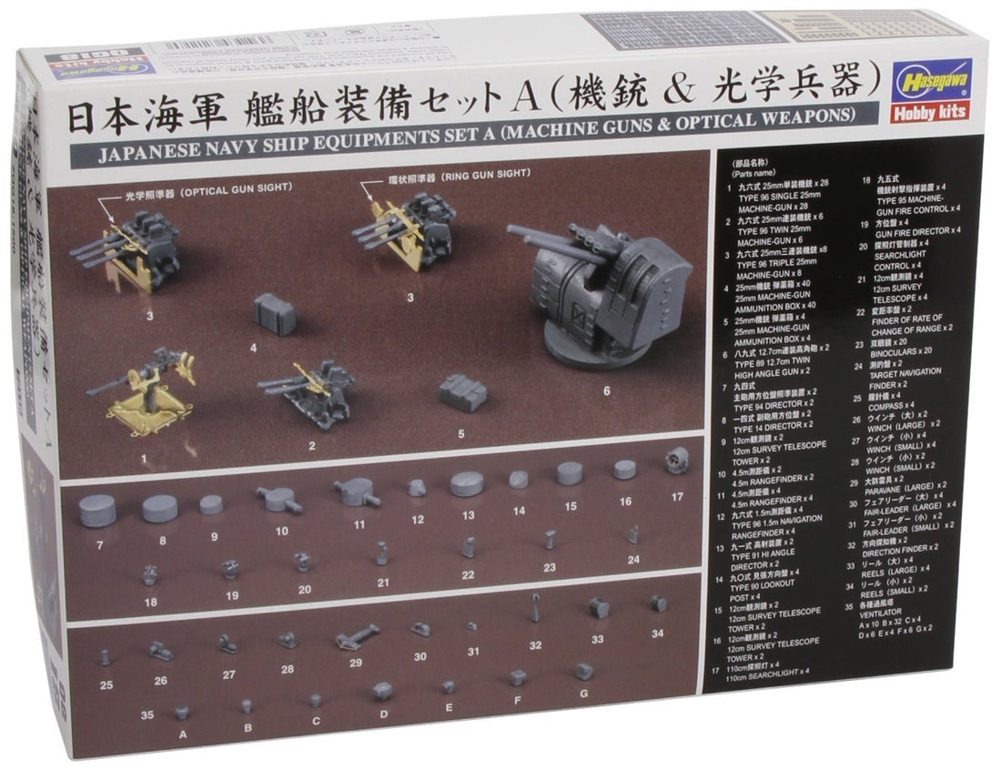FALLER Naval Ship Equipment Set A for 1/350 Scale Models