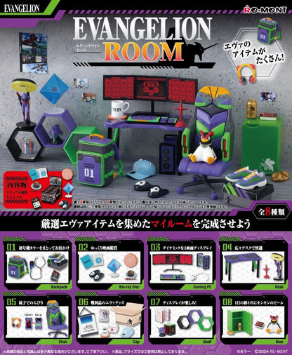Re-Ment Evangelion Room Collectible Figure Set for Anime Fans