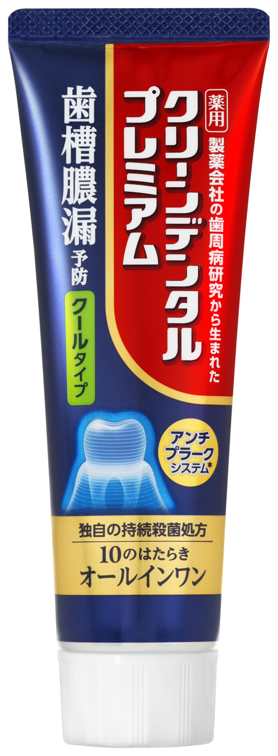 Clean Dental Premium Cool Type Toothpaste 150g for Fresh Breath