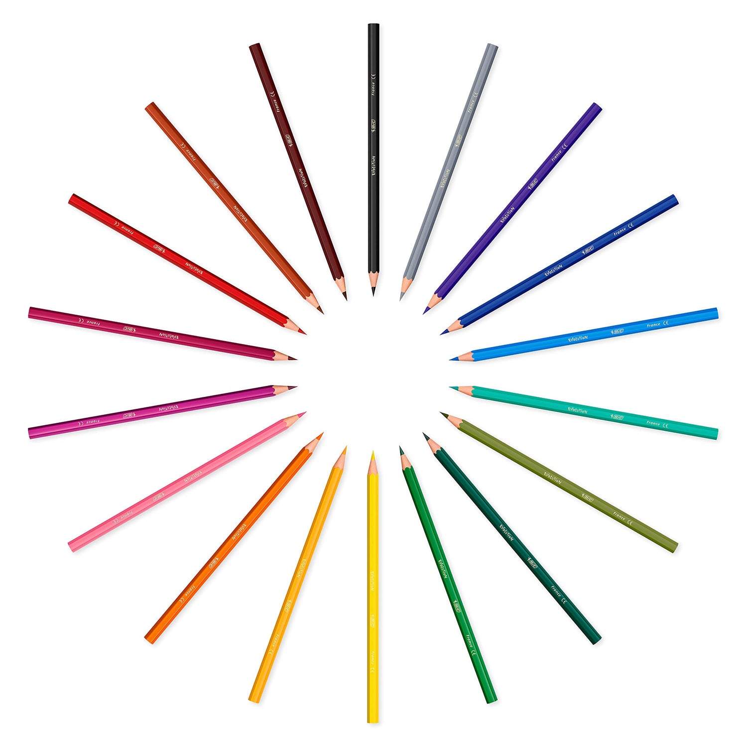 Bic Japan Color Pencils Set 18 Colors for Creative Kids