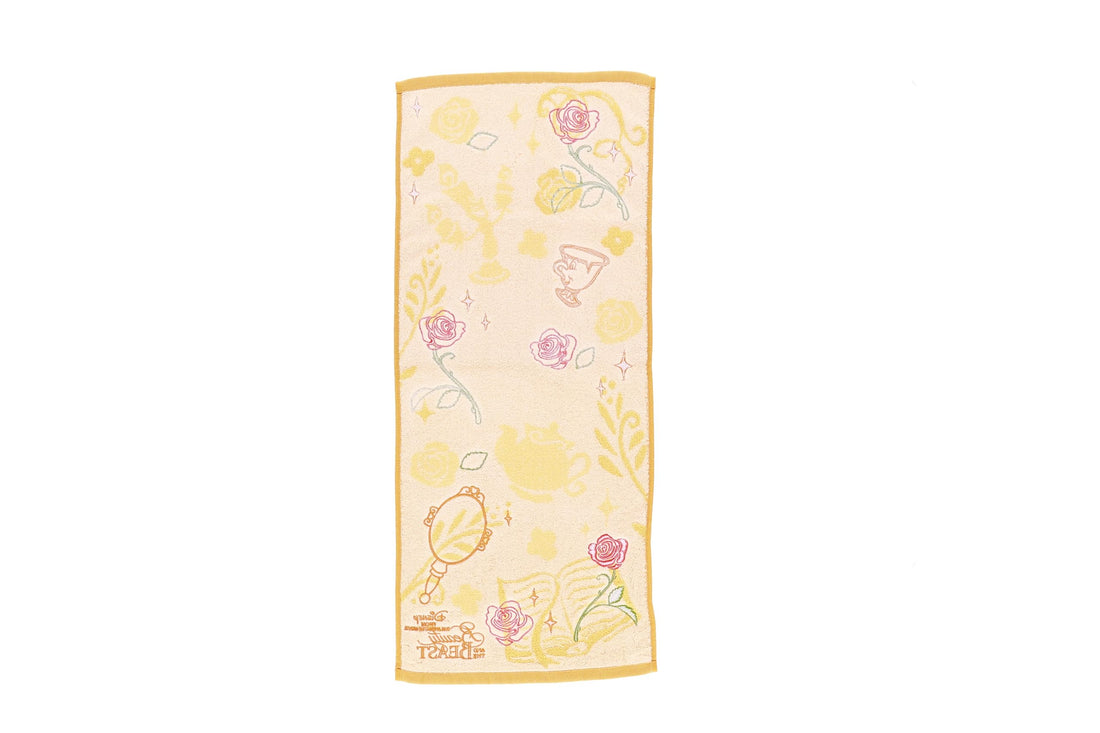 Marushin Disney Beauty and the Beast Face Towel Iconic Rose