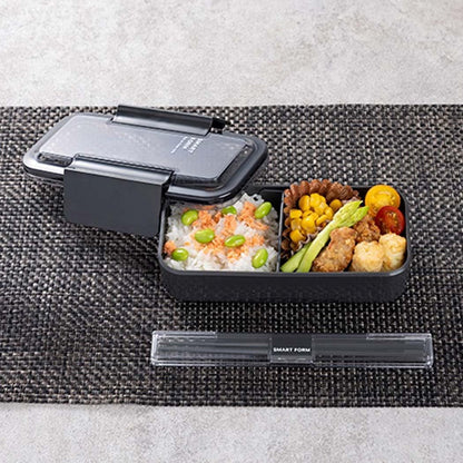 Lustroware Easy Care Slim Lunch Box 600ml Dark Gray