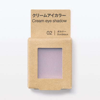 Mujirushiryouhin Cream Eye Color Bordeaux 1.8g