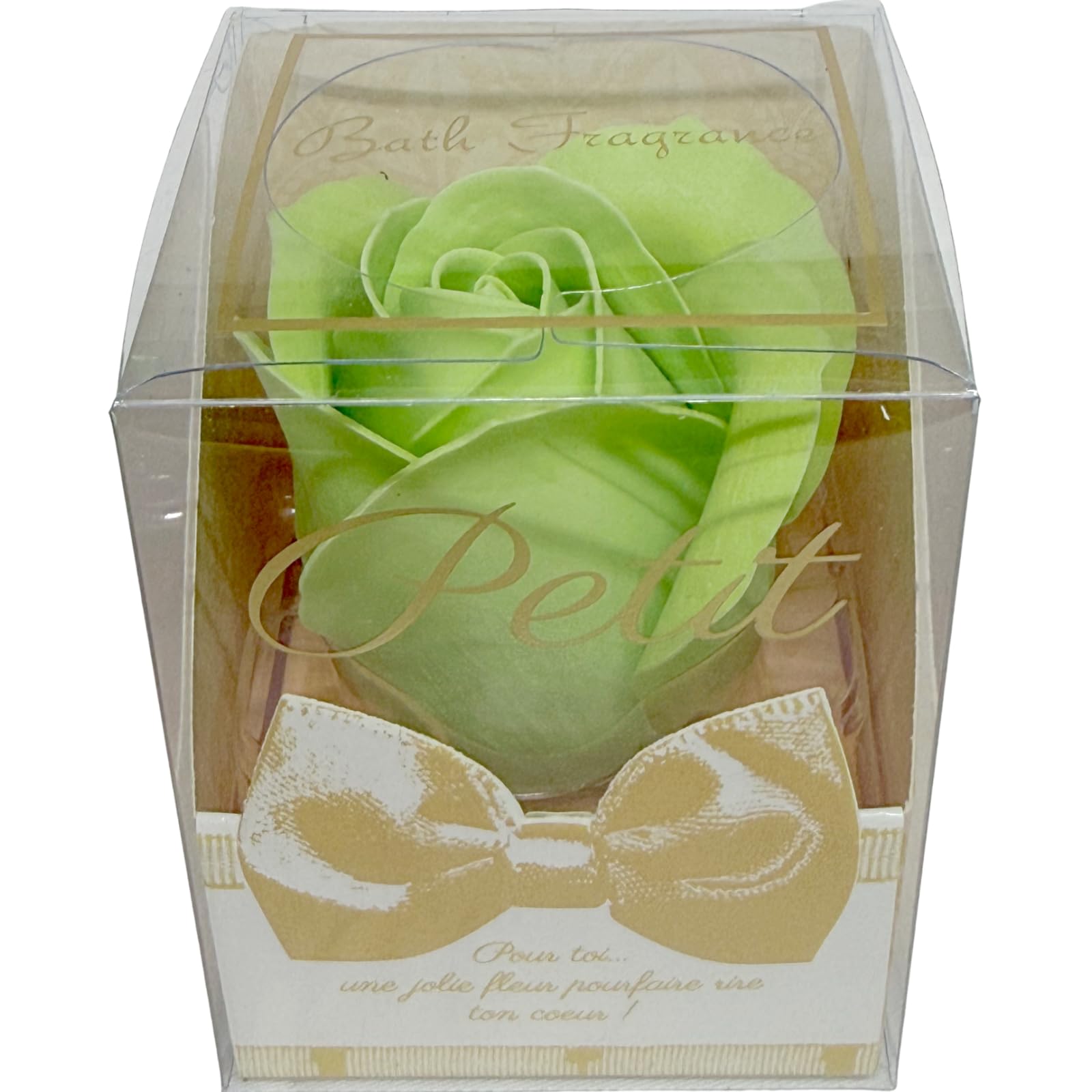 Q-FLA Soap Flower Bath Bombs Green Rose Gift for Special Occasions