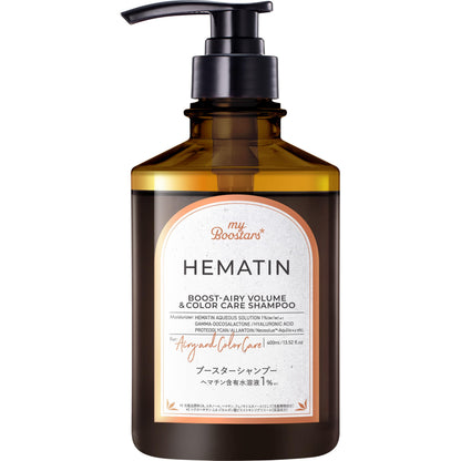 My Boostars Hematin Shampoo 400ml for Airy and Color Care