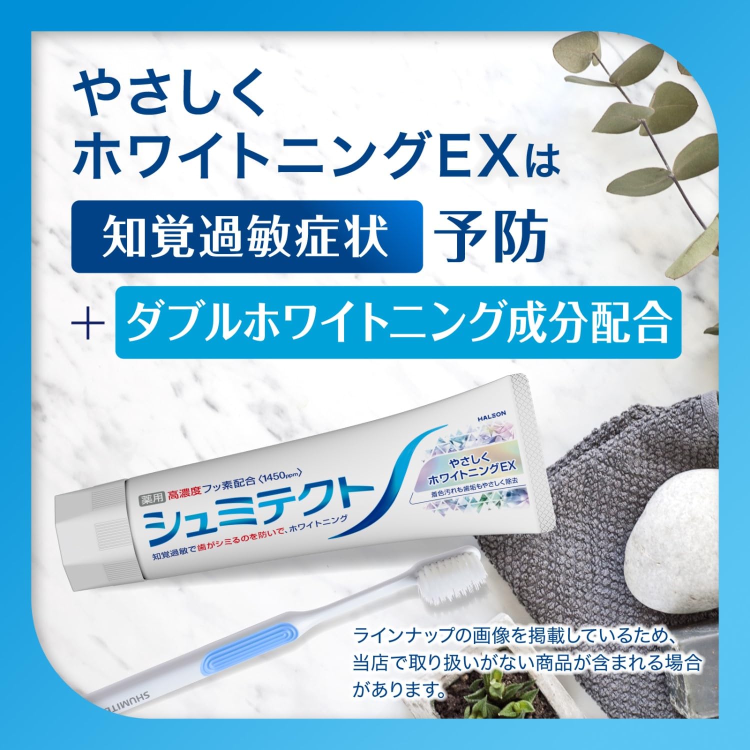Schmitt Gentle Whitening EX Toothpaste with Toothbrush 1450ppm