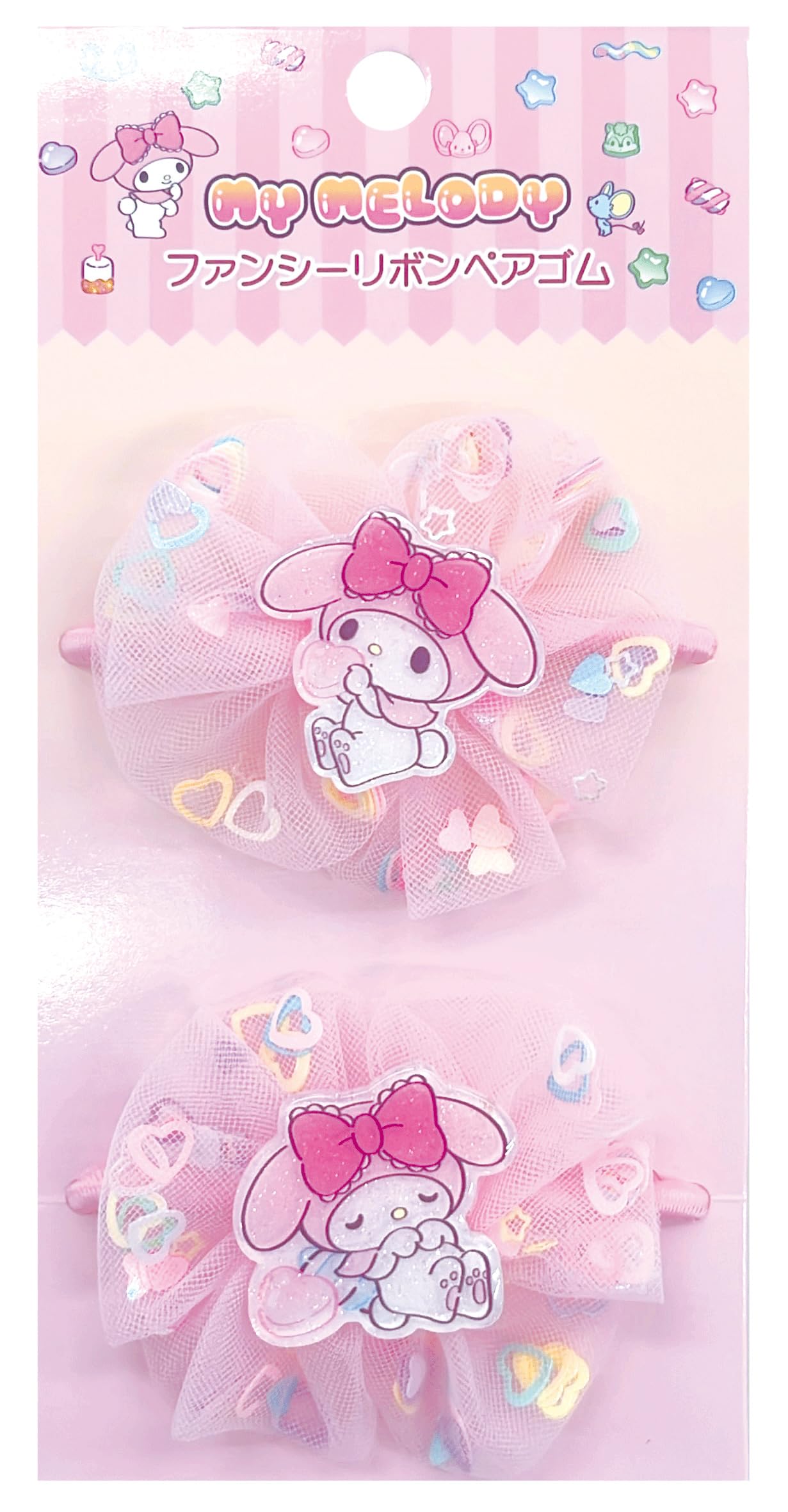 Unik Sanrio Characters Fancy Ribbon Hair Ties for My Melody