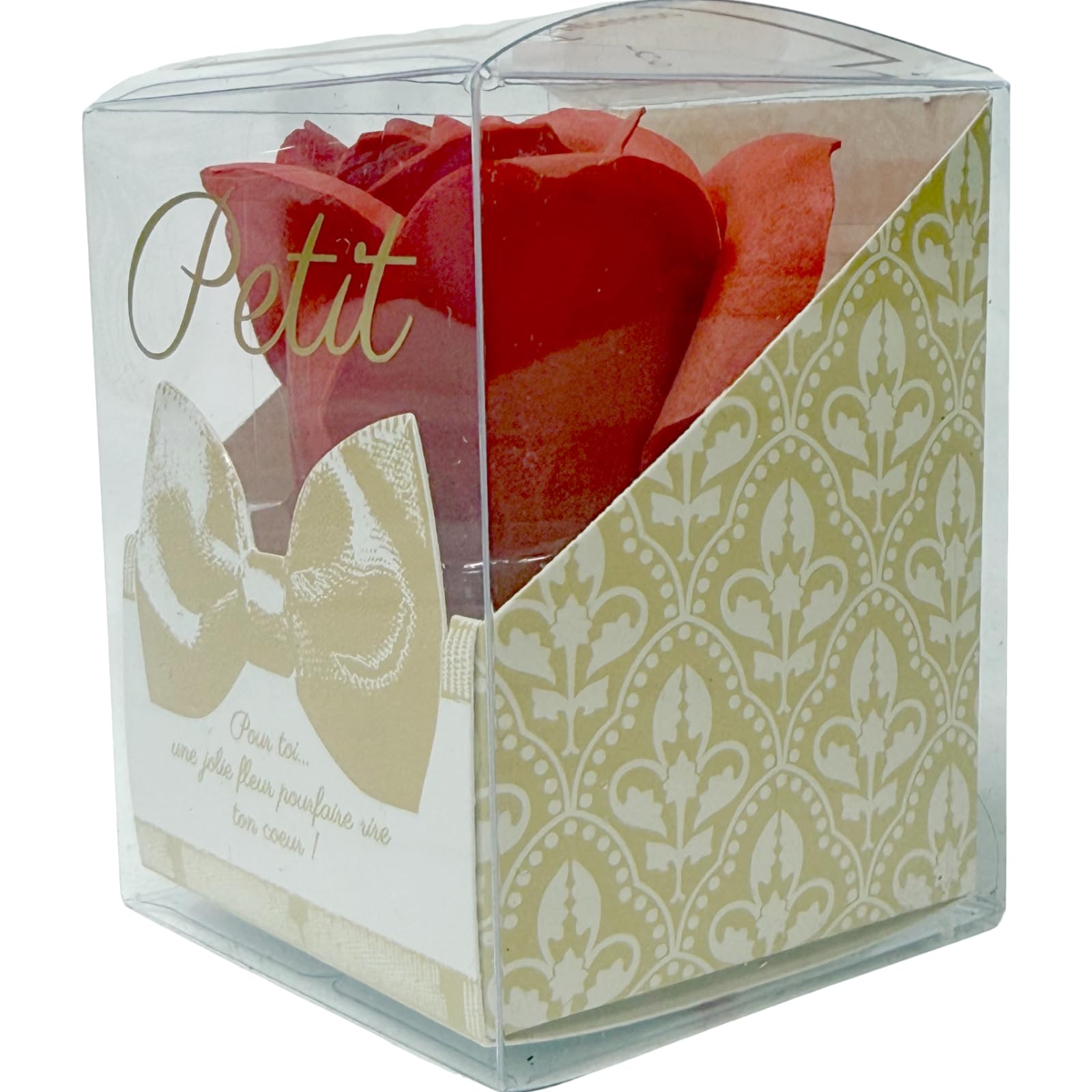 Q-FLA Bath Soak Soap Flower Red Gift Set for Mother&