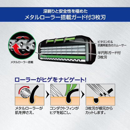 FEATHER MR3neo Replacement Blades Pack of 9 for Precision Shaving