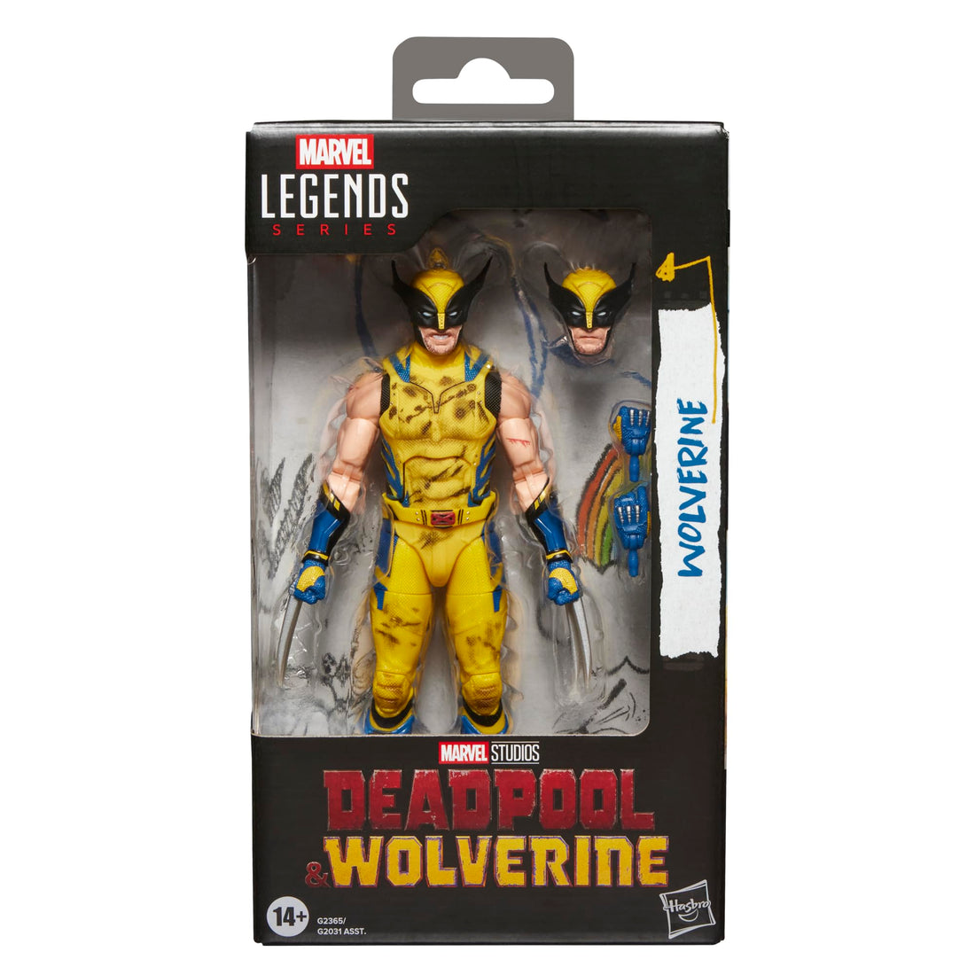 Hasbro Marvel Legends Wolverine and Deadpool Action Figures 15cm Collectible