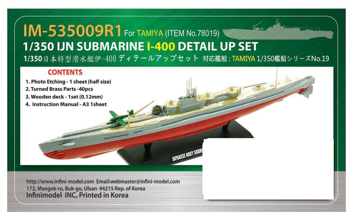 Infini Model Detail Upgrade Set for Japanese Navy Submarine I-400