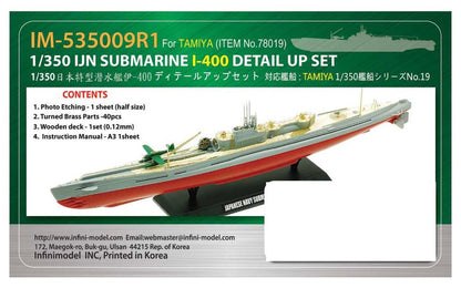 Infini Model Detail Upgrade Set for Japanese Navy Submarine I-400