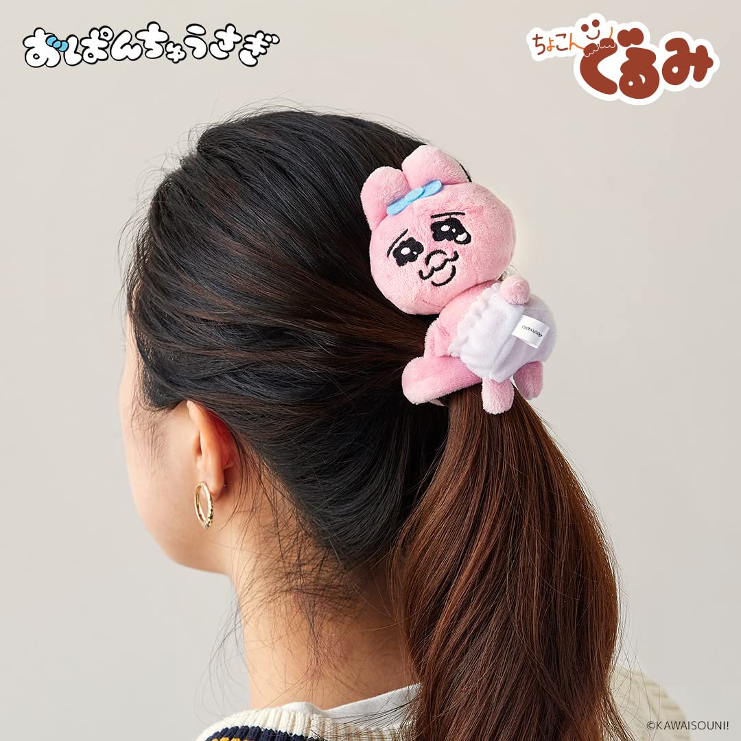 Culture Entertainment Opanchu Usagi Chokongurumi Scrunchie, Approx. 110 mm Mascot