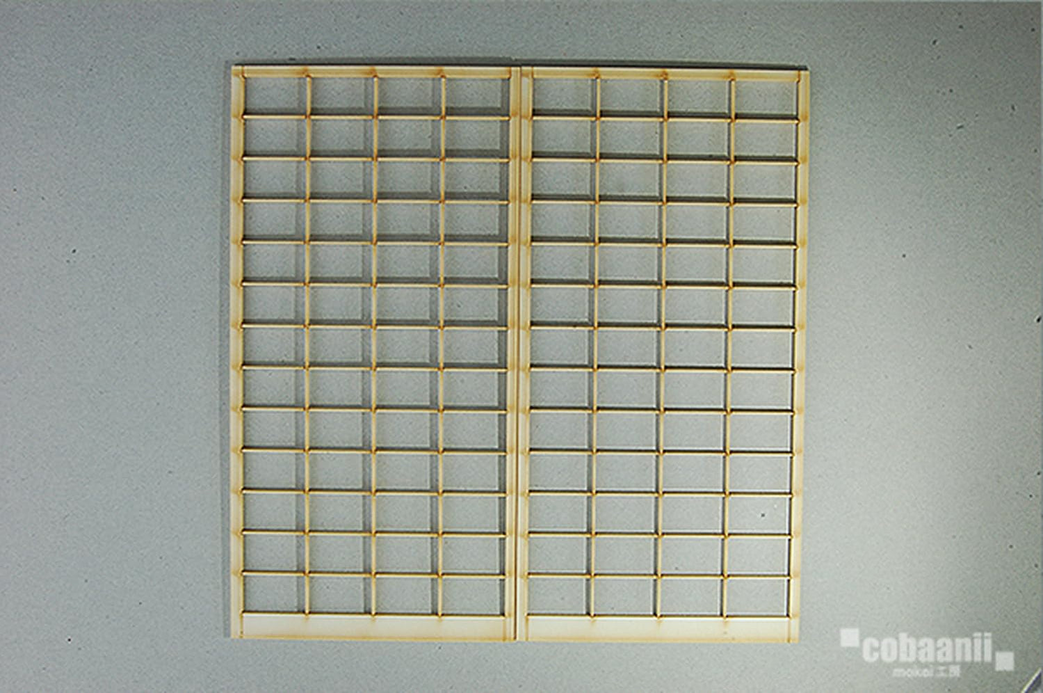 Cobaanii mokei Wooden Assembly Kit Japanese Shoji 1/12 Scale Model