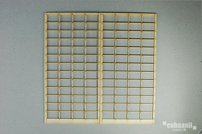 Cobaanii mokei Wooden Assembly Kit Japanese Shoji 1/12 Scale Model