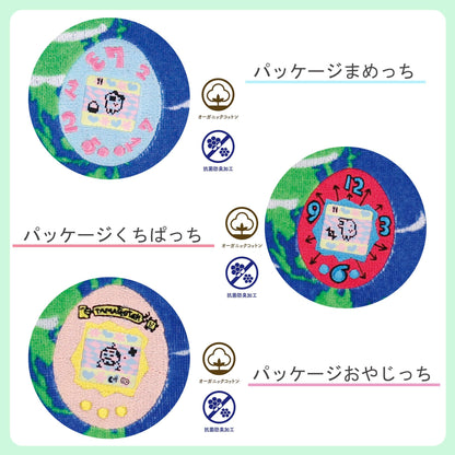 BANDAI Face Towel Tamagotchi Character Design Soft Cotton