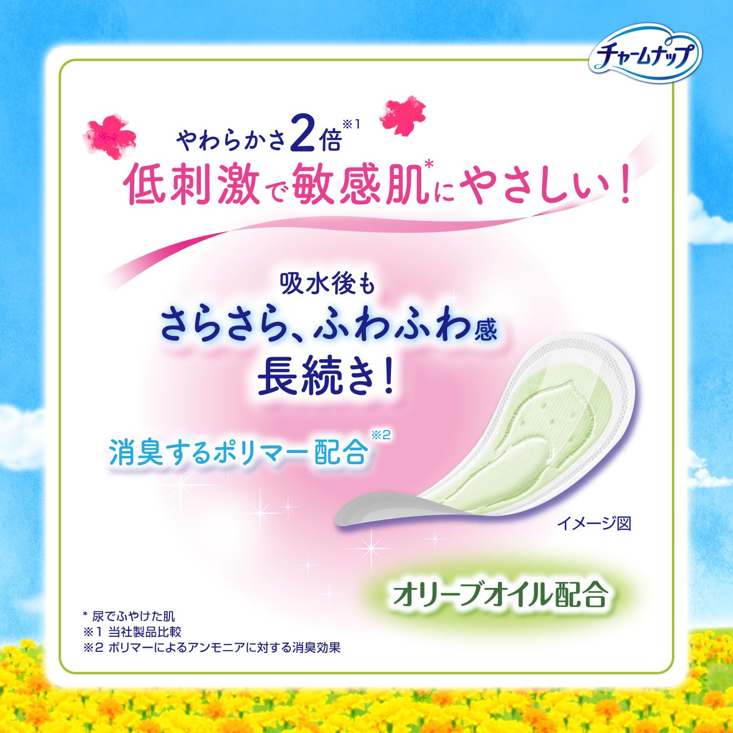 Charm Nap Panty Liners for Women 3cc 34 Count Soft and Comfortable