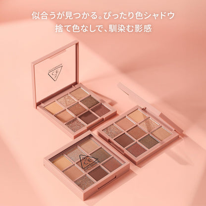 3CE Multi Eye Color Palette J Delightful Glitter 9 Colors Eyeshadow