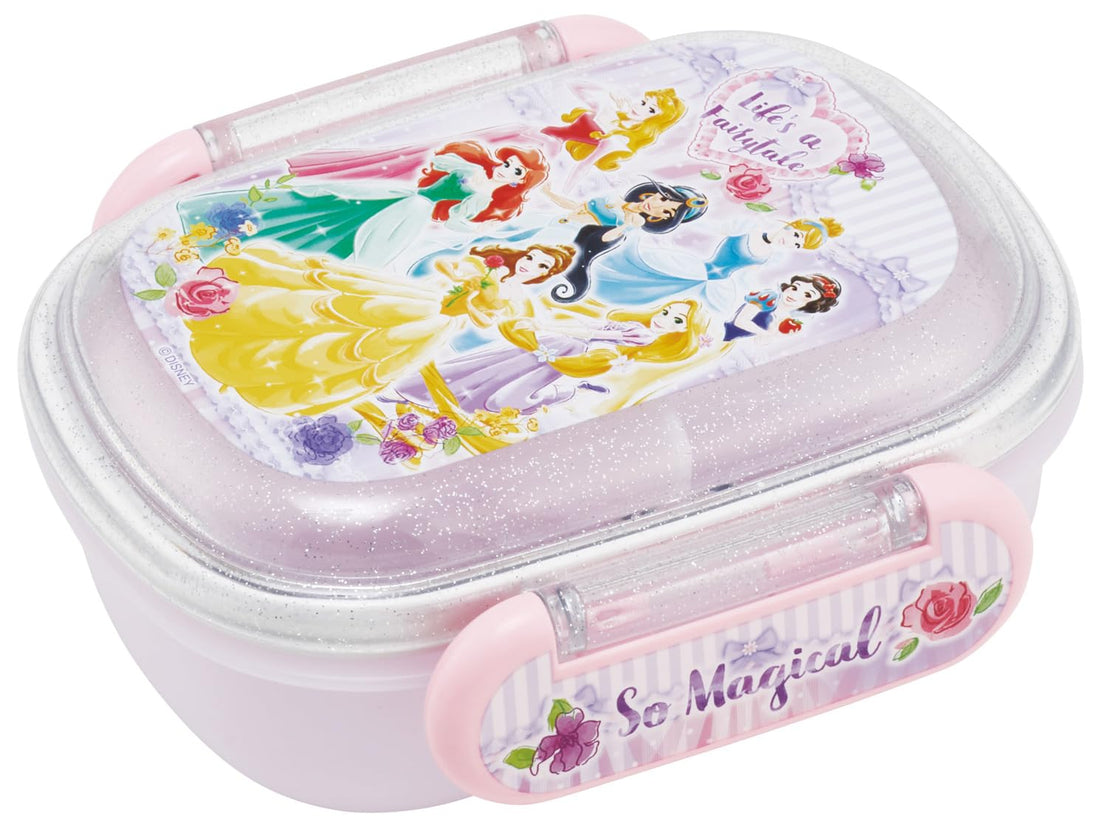 Skater Kids Lunch Box Dome Shaped 270ml with Disney Princess Design